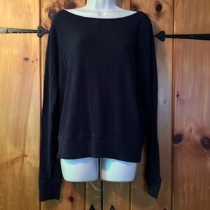 Gap Boat Neck Ribbed Long Sleeve Tee